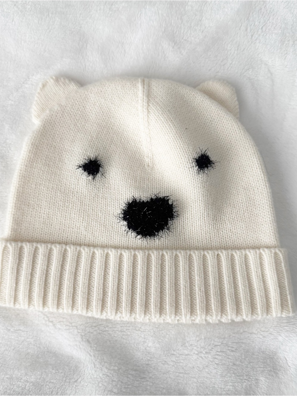 Kate Spade Polar Bear Beanie Wool Blend One Size